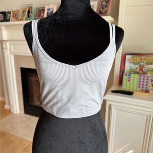FOR LOVE AND LEMONS Ribbed Crop Top Size L GUC